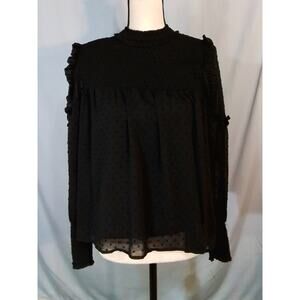 Free Generation; Sheer blouse with lining